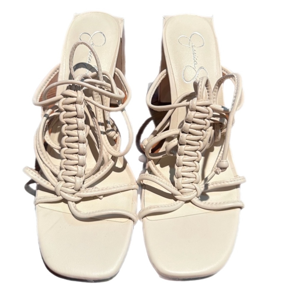 Jessica Simpson lace up heels 

CHECK OUT MY CLOSET